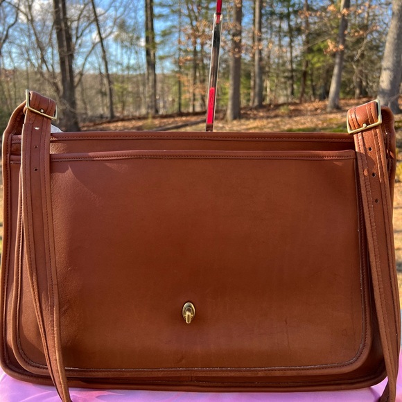 VINTAGE COACH METROPOLITAN LEATHER BRIEFCASE - Picture 14 of 15